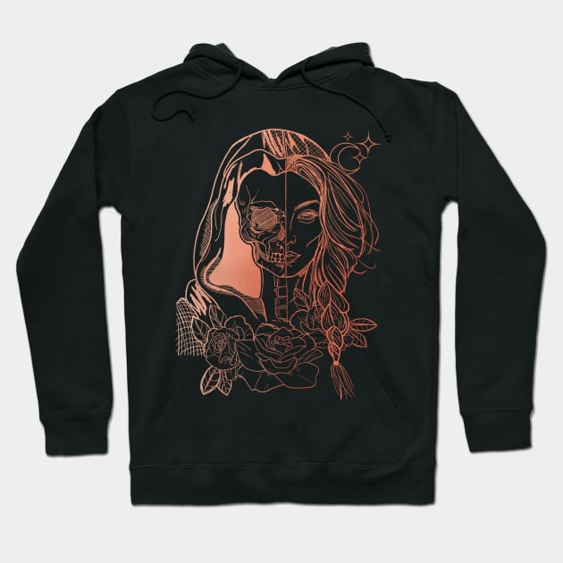 Feyre Rose Gold Hoodie by theroseandraven